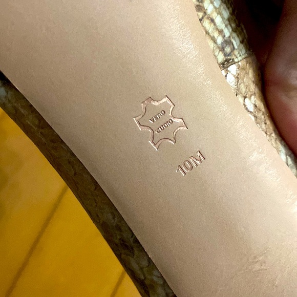 NEW Joan & David snakeskin leather Daquelia platform shoes - Picture 4 of 10